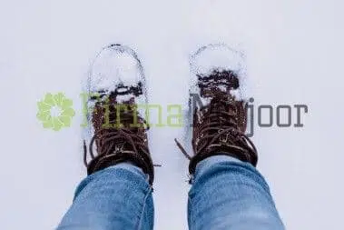 schoenen-na-wandeling-in-de-sneeuw